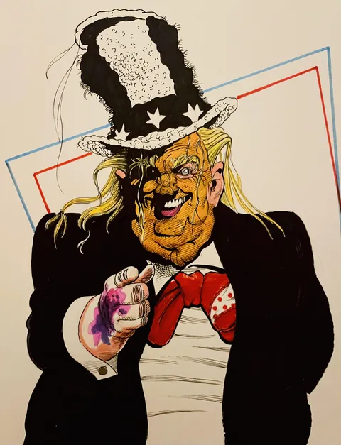 I want YOU, me (u/Tony-toon15), mixed media, 2025