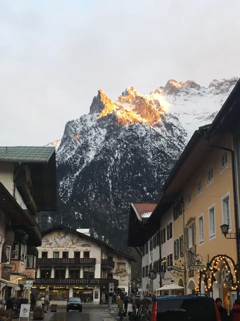 Gorgeous mountain next to the town of Mittenwald in Bavaria, Germany. Most memorable view of my trip.