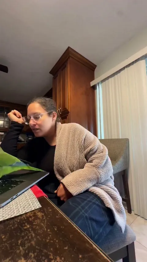 "Did you see me trip?"