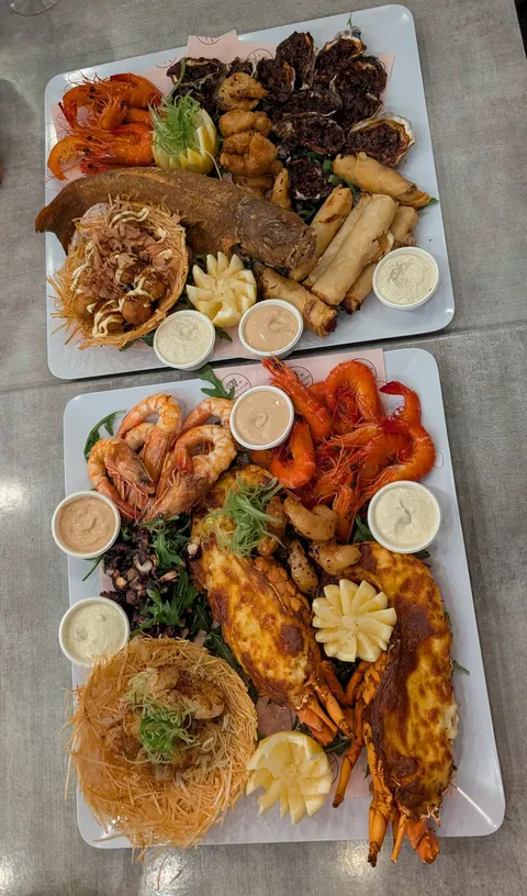 Seafood platter