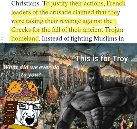 The 4th crusade real reason