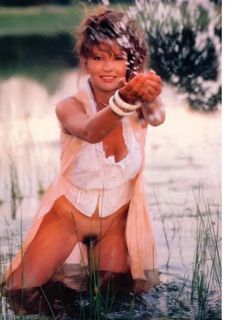 Brandi Brandt, who became Playboy's Miss October 1987 at the age of 18.