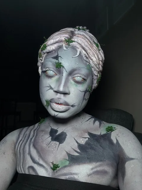 statue makeup look 🗿