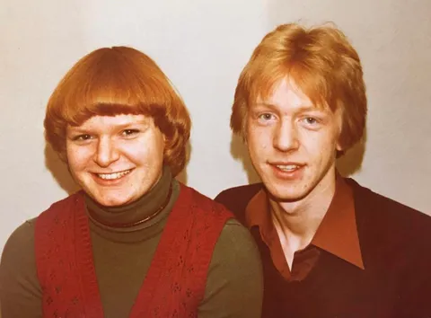 My parents in 1980 at 19 and 20 years old. A year later, I was born. My dad kinda looks like a Weasly brother...