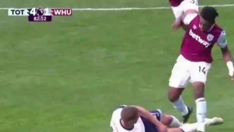 West Ham's Mohammed Kudus is fined £60,000 and has ban extended from three to five games for kicking and pushing in face Tottenham's Micky van de Ven