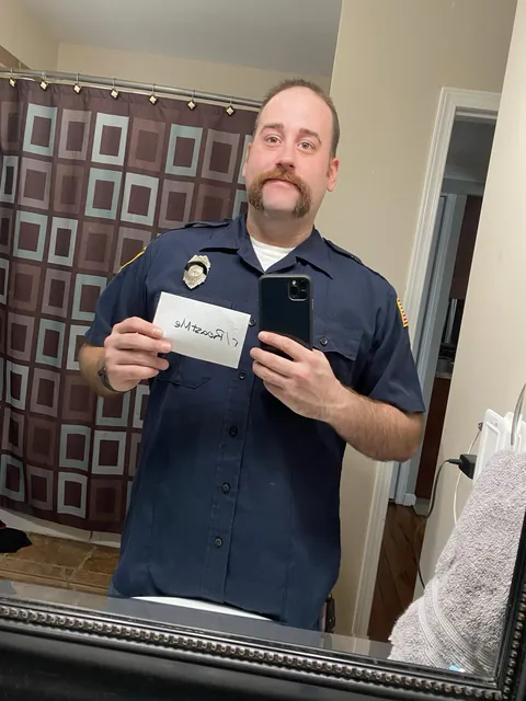 Had to shave my sweet beard for the fire academy. Distract me from my pain.