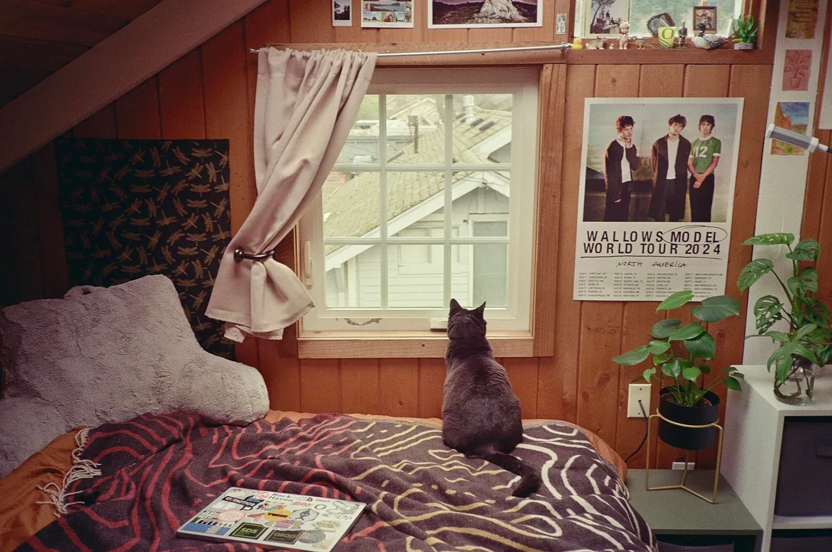 My bedroom that I’ve slowly put together over the last year