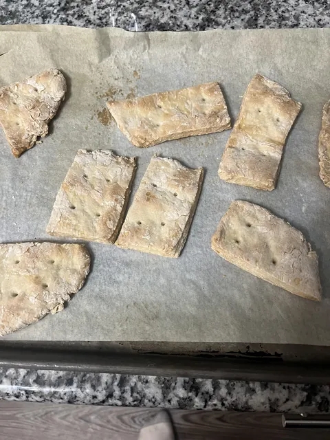 [homemade] Hardtack for my D&amp;D party in the middle of their sea voyage