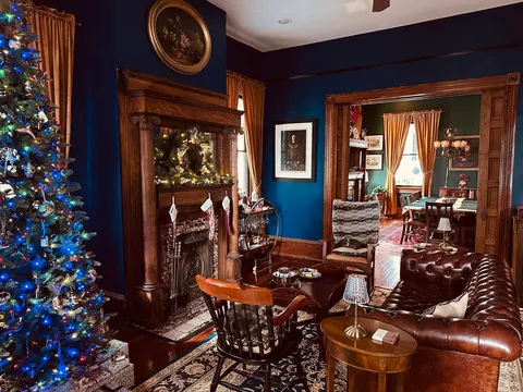 Holiday coziness from our 123 year old home