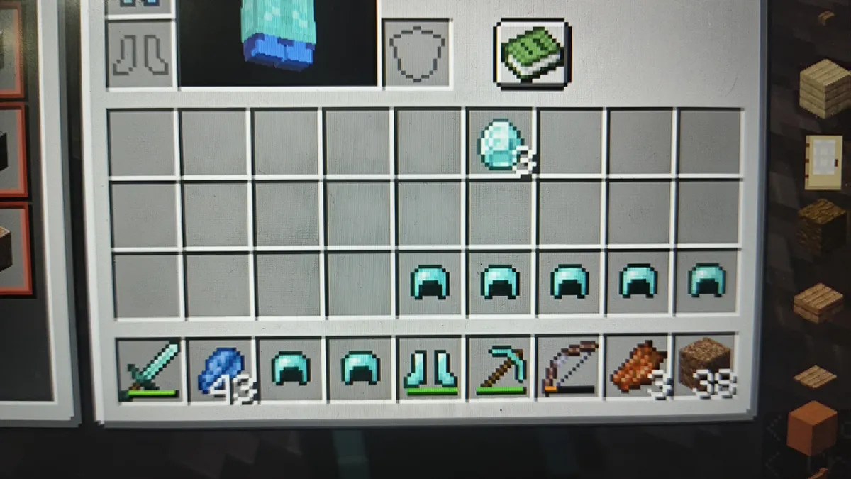 Accidentally held shift while making a diamond helmet, what should I do with the excess helmets?