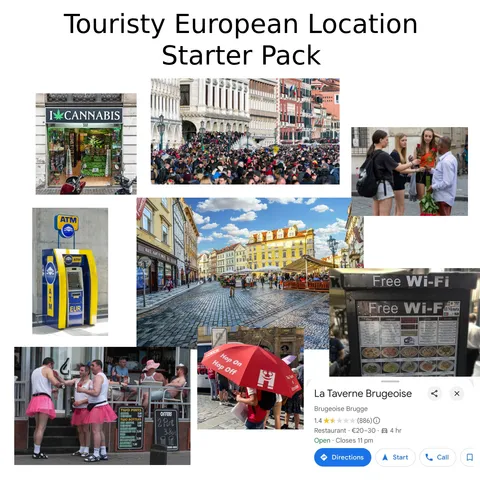 Touristy European Location Starter Pack