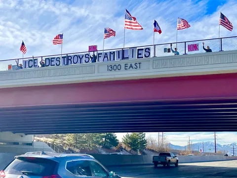 Anti-ICE Protest - Salt Lake City, Utah 12/13/25 [OC]