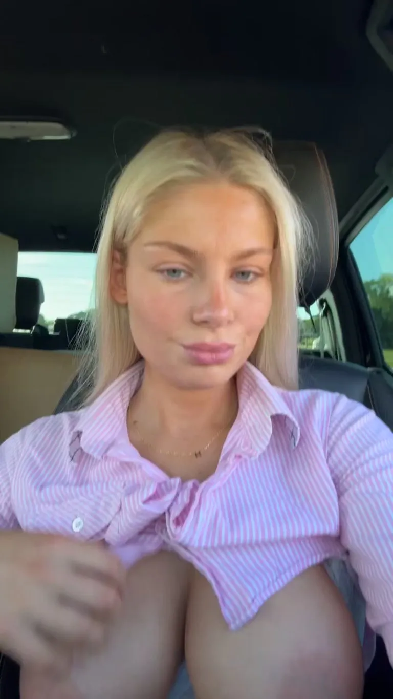 Flashing my puffies on the farm