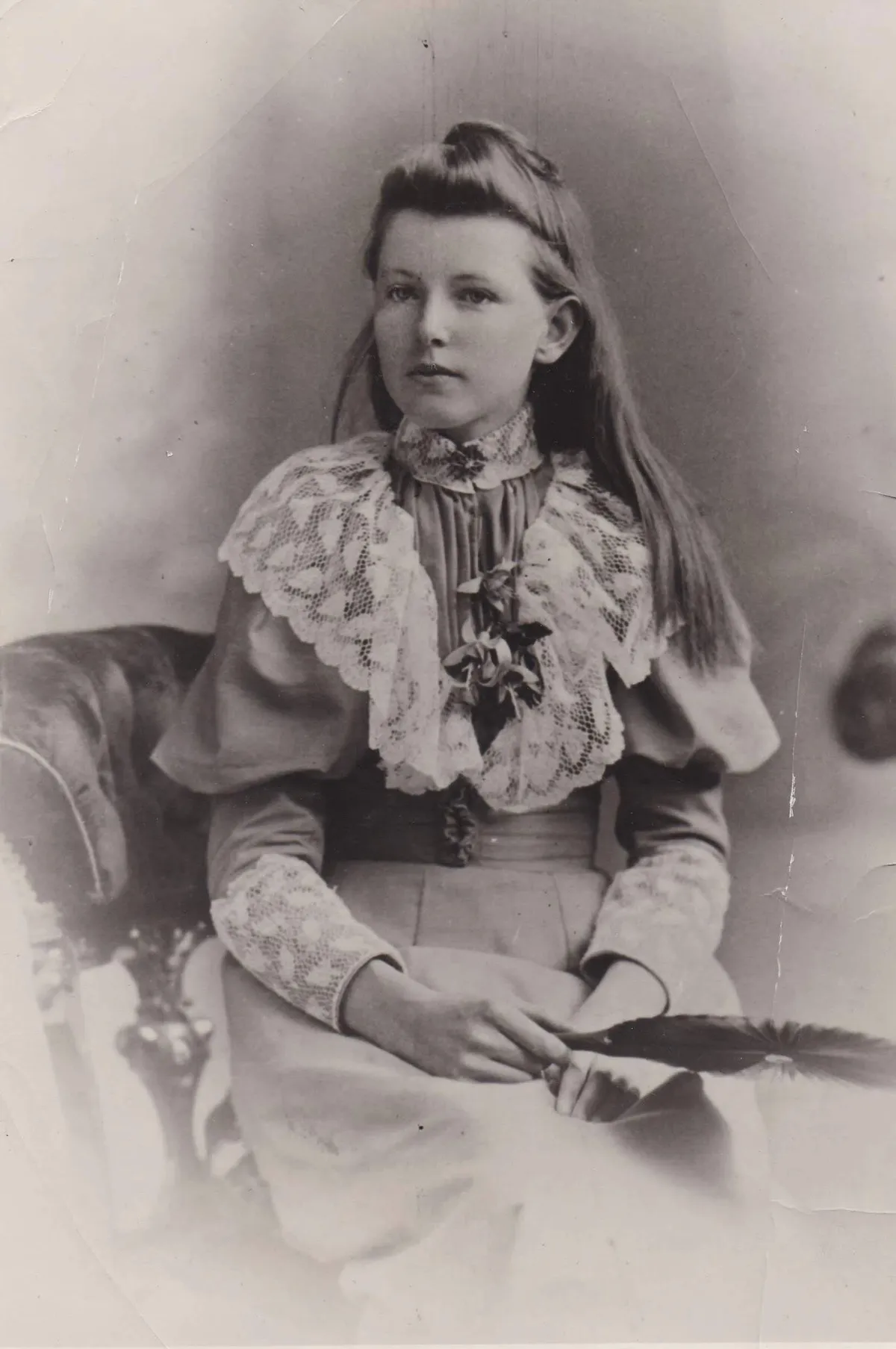 My Great, Great Grandmother as a young girl (1890-1895)