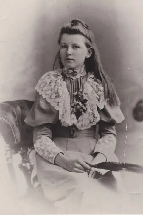My Great, Great Grandmother as a young girl (1890-1895)