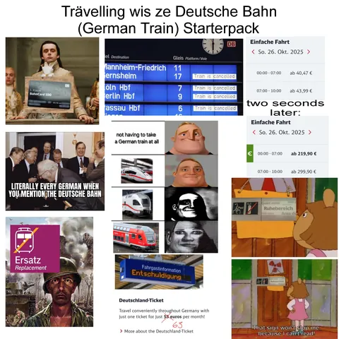German Train starterpack