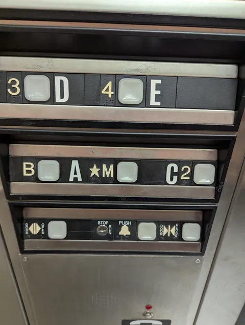 This confusing elevator panel.