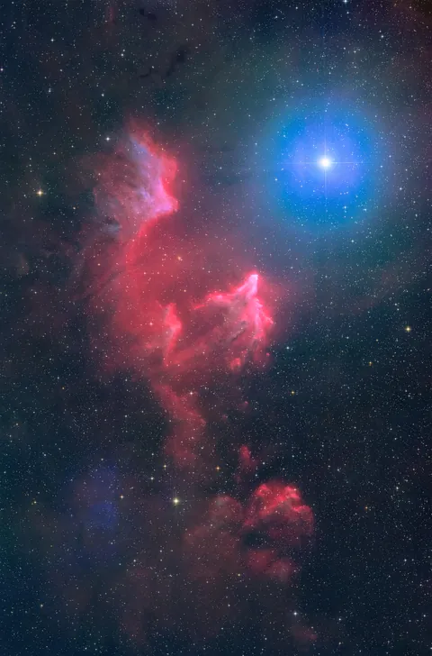 Ghost of Cassiopeia (IC 63 and IC 59)
