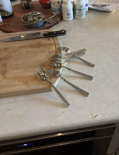 My wife’s “I’m still using it” pile