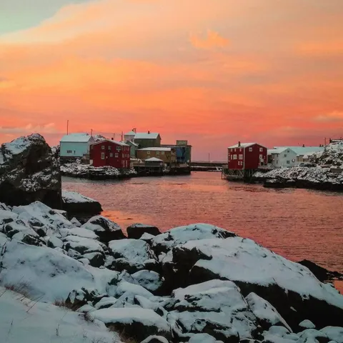 [OC] Winter sunset in northern Norway