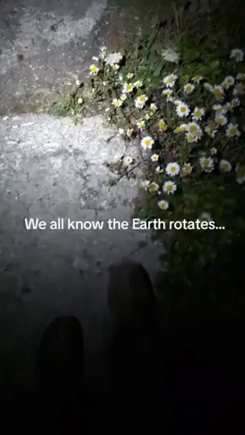 Night sky and Earth's rotation