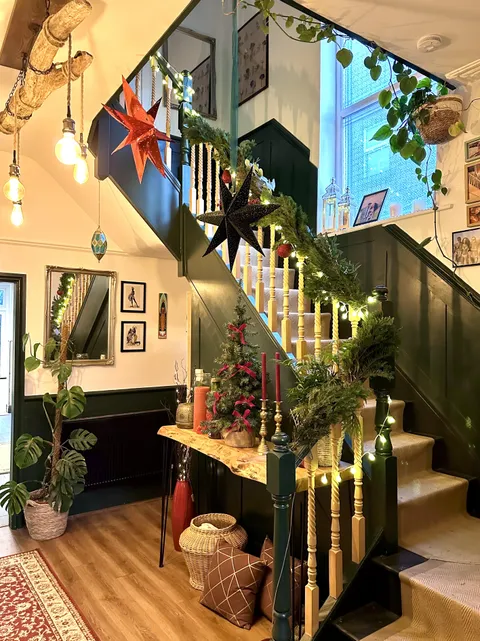 My cosy Christmas hallway ✨🥀
