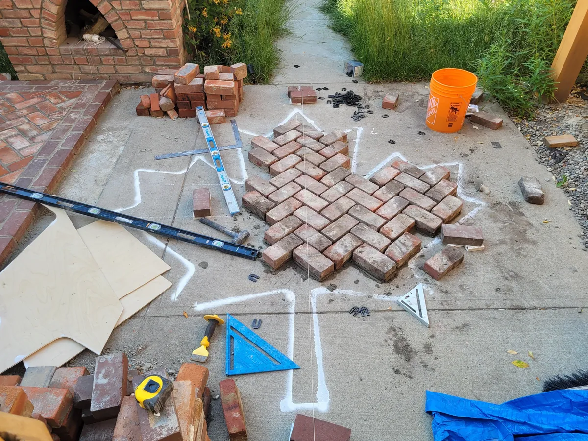 I built a patio to go with my pizza oven