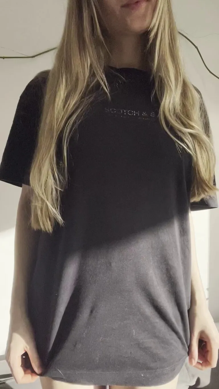 Just opened the door for the delivery guy only wearing this