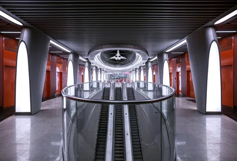 Architecture of some Moscow metro stations