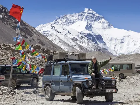 “300 GD Otto": Günther Holtorf traveled 550,000 miles around the world, a journey that lasted 26 years.