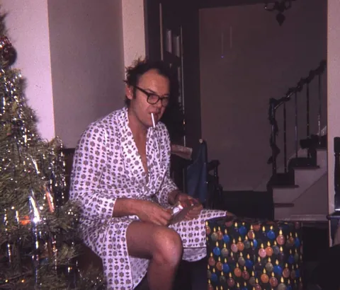 “I’m working on it, Barbara, for fuck’s sake…” (Christmas, circa 1965)