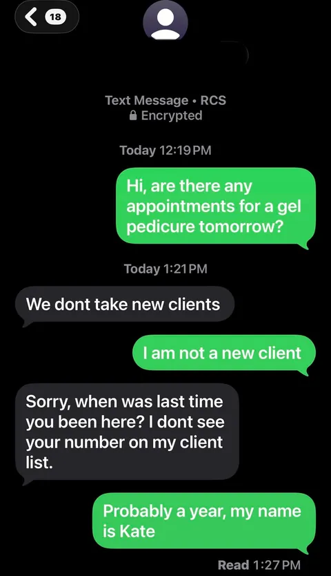 My nail salon fired me for being inactive