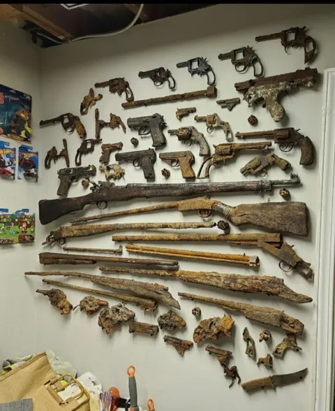 Found all with magnets in rivers and lakes