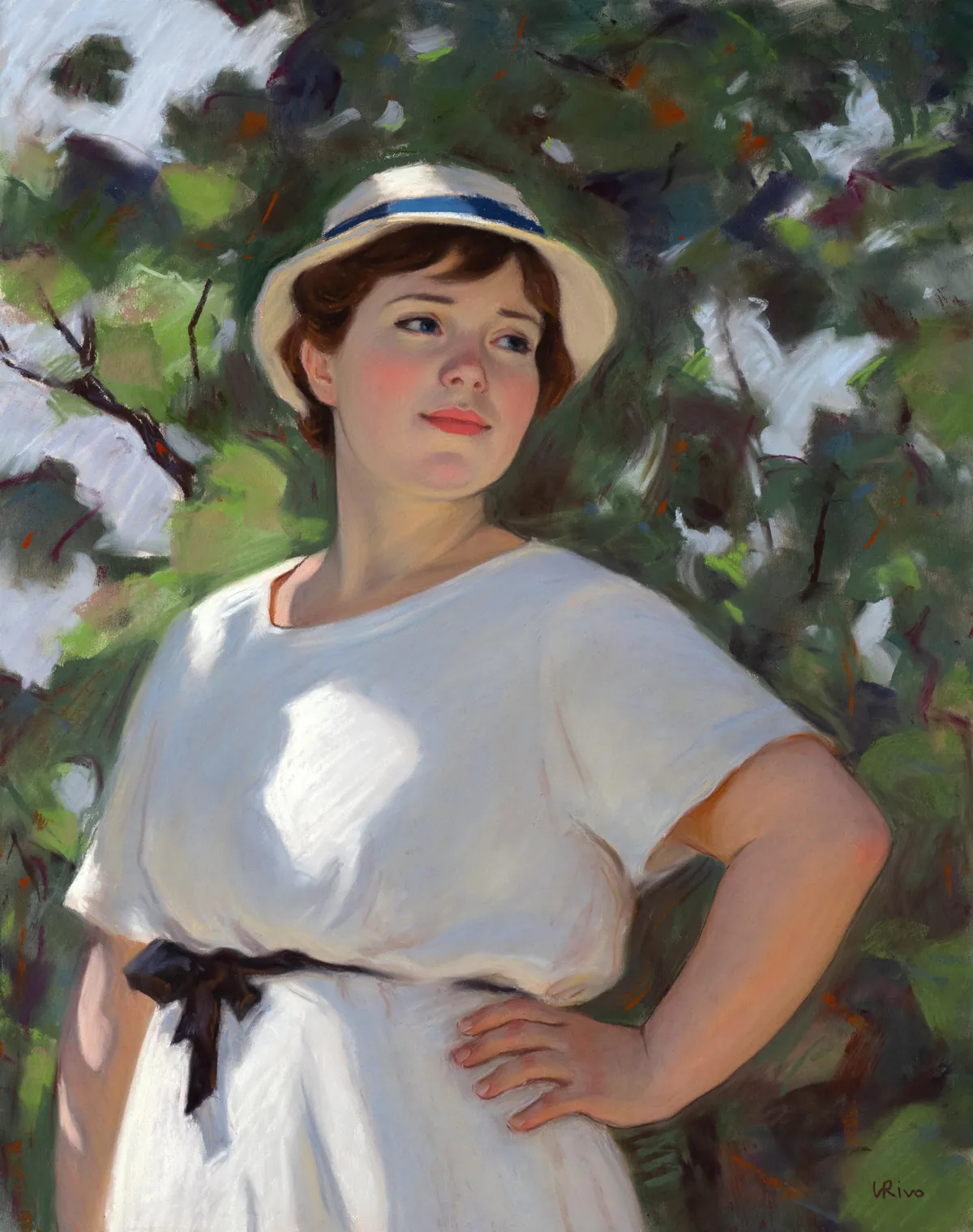 In the Summer Shade, Lena Rivo, Soft Pastel, 2025