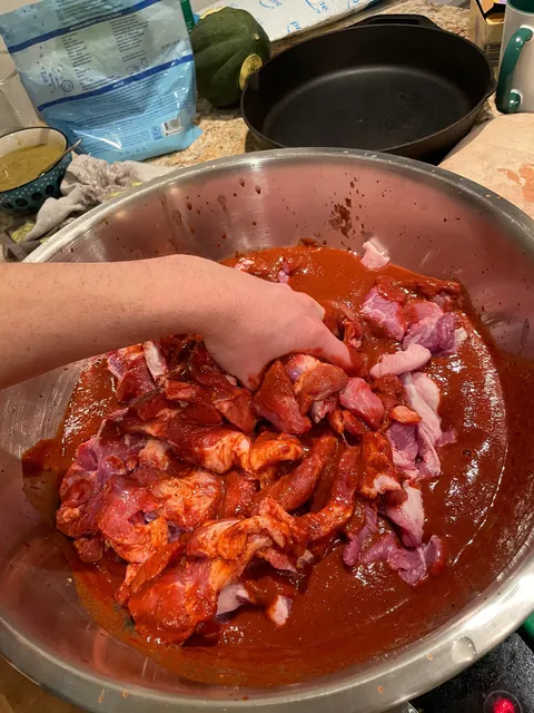 Made Al Pastor tacos with a 5 lb. pork butt (steps) [homemade]