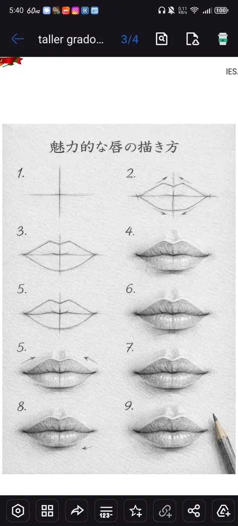 Our art teacher teaches us how to draw faces using AI-generated images