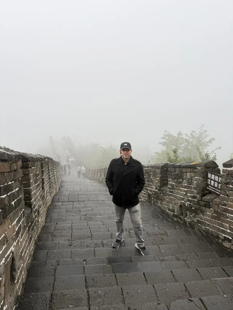 Visited the Great Wall of China today and this was the view
