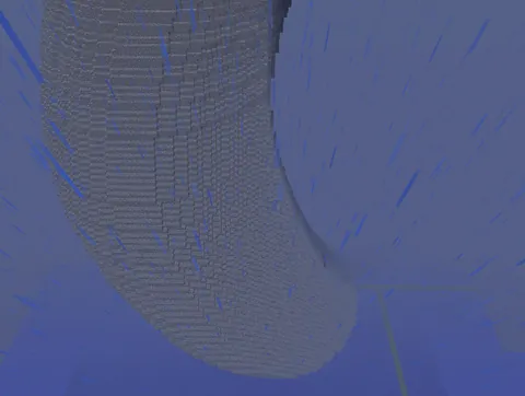 My first tower in Minecraft, guys.