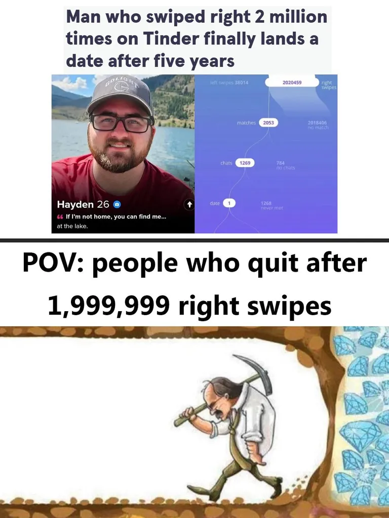 99% of gamblers quit right before they hit big