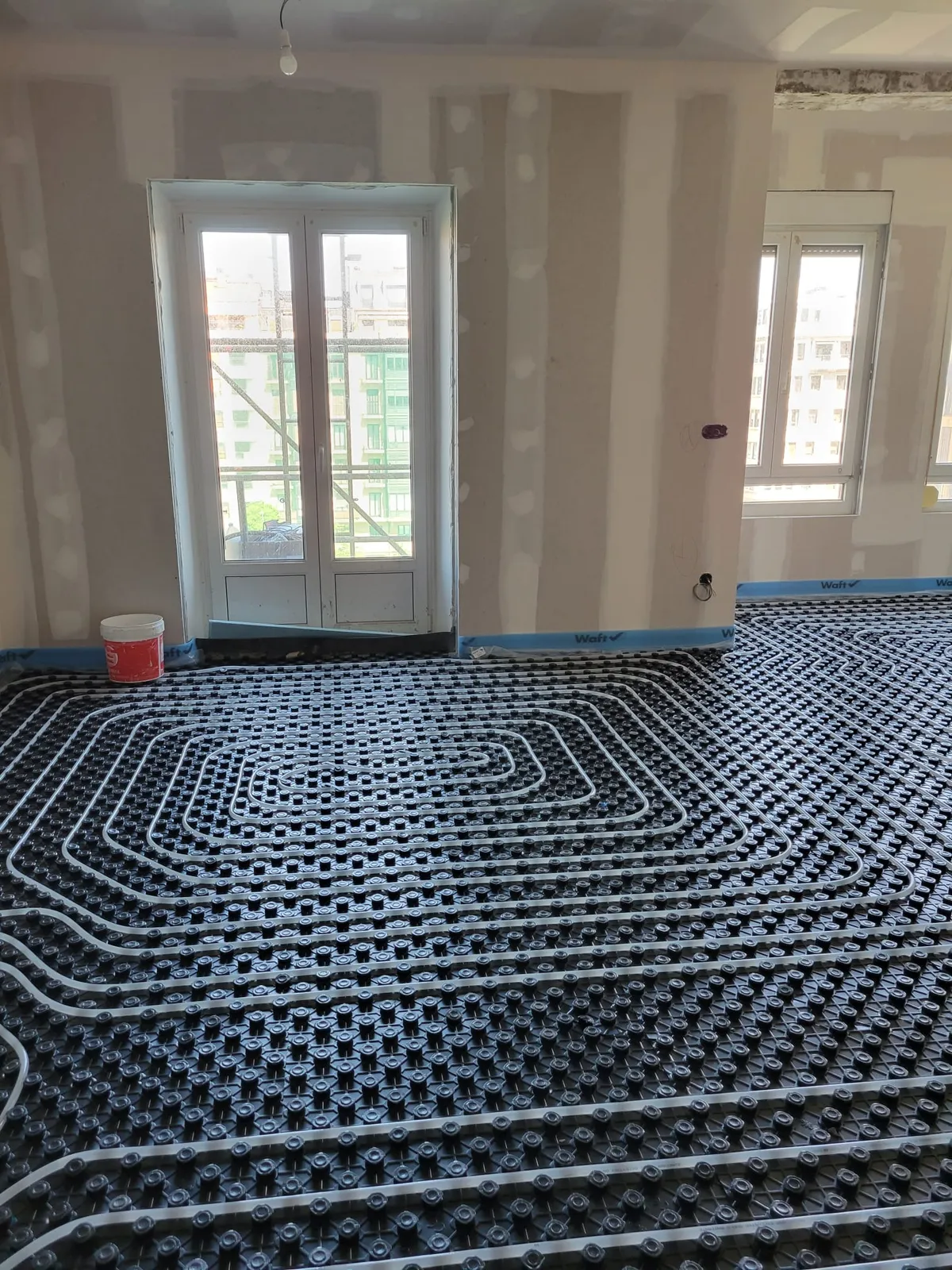 A friend of mine is having heated floors installed throughout her home.
