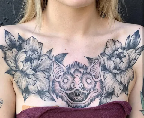 My little bat! Done by Gorge Molina at Aspired Vision in El Paso, Tx.