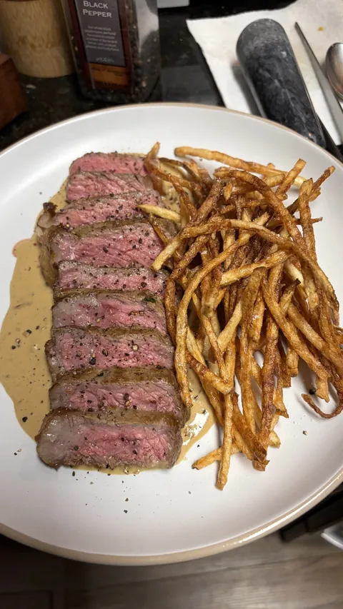[homemade] Steak Frites