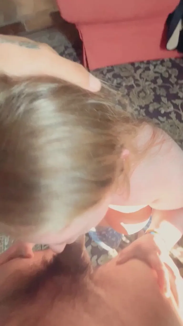 I love the line of sloppy drool when I pull away, fuuuuuck.