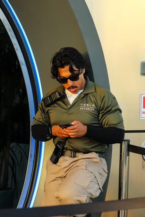 [OC] Outside the Tesla Diner in Hollywood, Friday Oct. 3