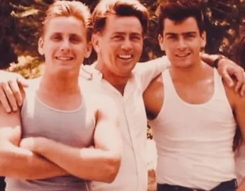 Emilio Estevez, Ramon Estevez and Carlos Estevez, 1980s