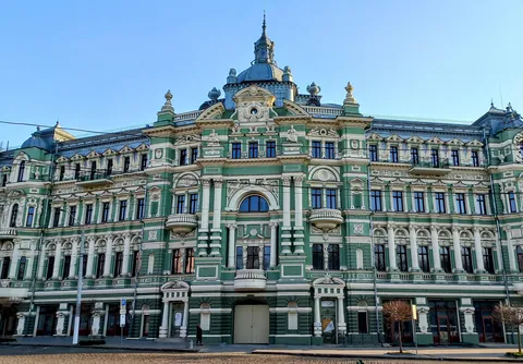The Russov Apartment Building. Late 19th century building. Odessa