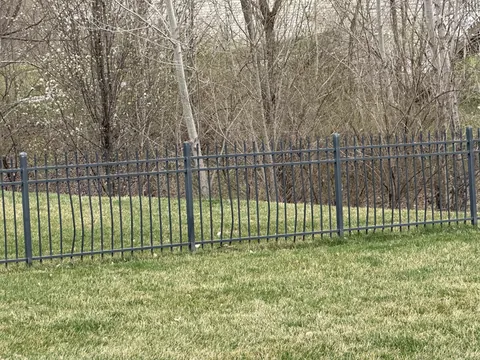 My neighbor set his son’s soccer goal up against my fence and the kid dented the hell out of it with missed kicks.