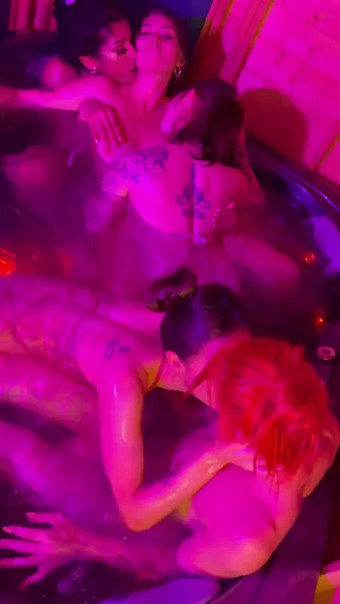 It's time for a hot tub party