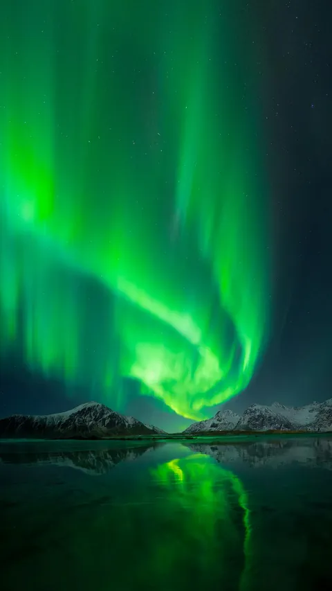 ITAP of the Northern Lights in Lofoten