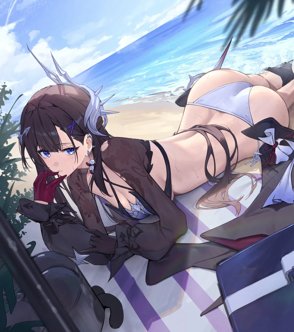 Hysilens at the beach